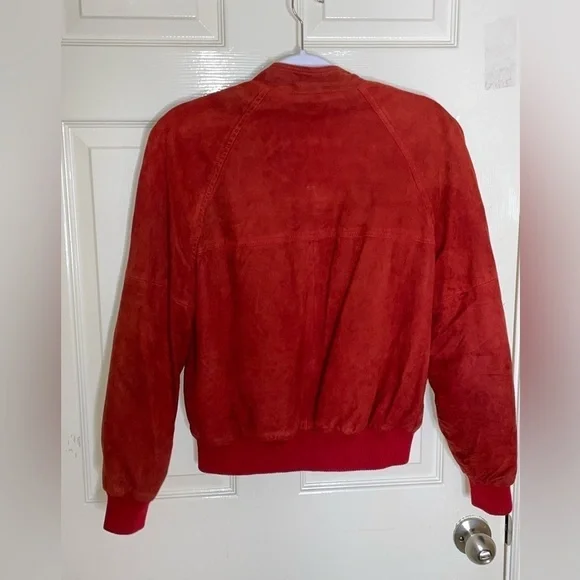 VINTAGE ABERCROMBIE & FITCH SUEDE LEATHER LINED SOUTHWEST WOOL JACKET MEDIUM‌‌‌‌ - Picture 6 of 11